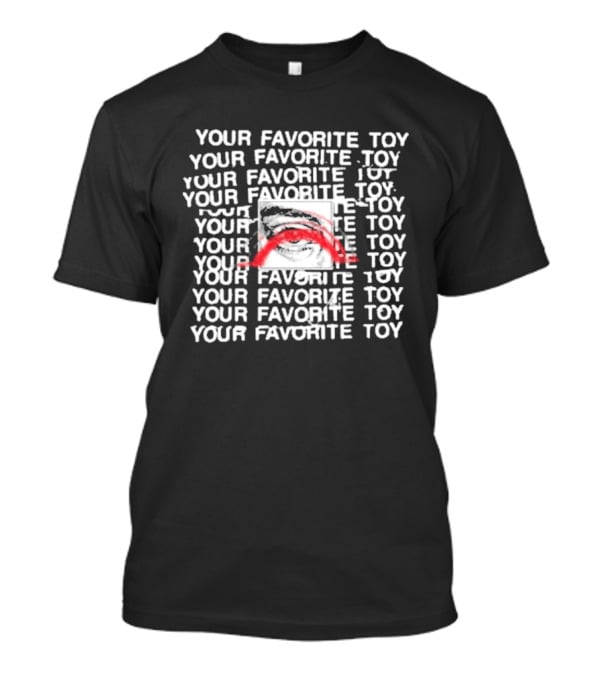 Sparks Your Favorite Toy Repeated Text With Red Stroke Highlight T-Shirt