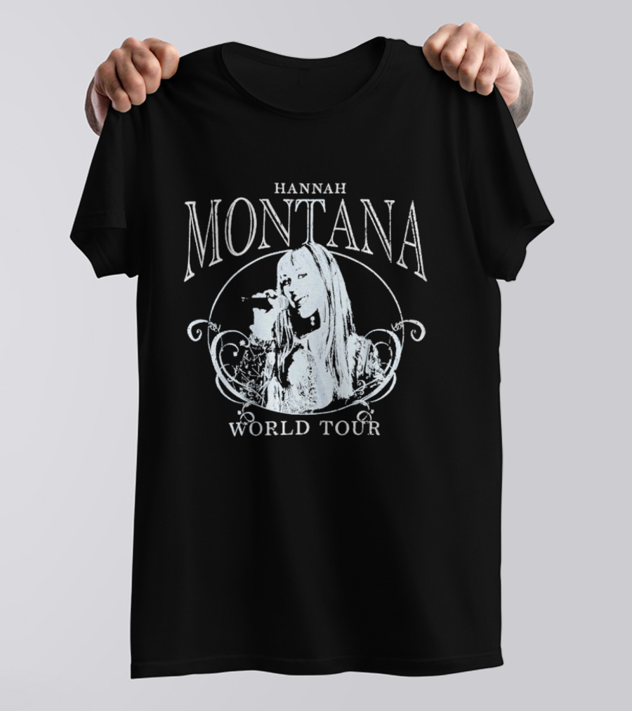 Hannah Montana World Tour Vintage Concert T-Shirt