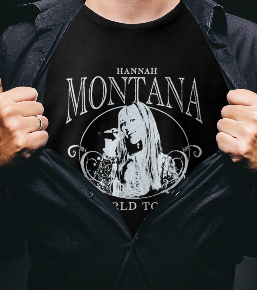 Hannah Montana World Tour Vintage Concert T-Shirt