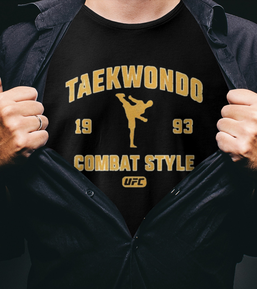 Taekwondo Combat Style UFC 1993 Retro Martial Arts Legend T-Shirt