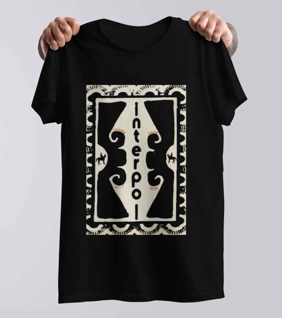 Interpol Saturday April 11 2026 Coachella Indio CA T-Shirt