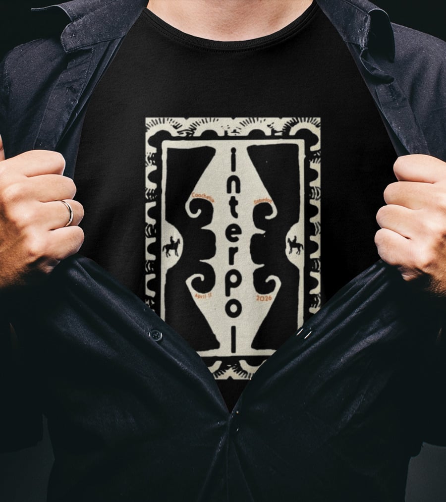 Interpol Saturday April 11 2026 Coachella Indio CA T-Shirt