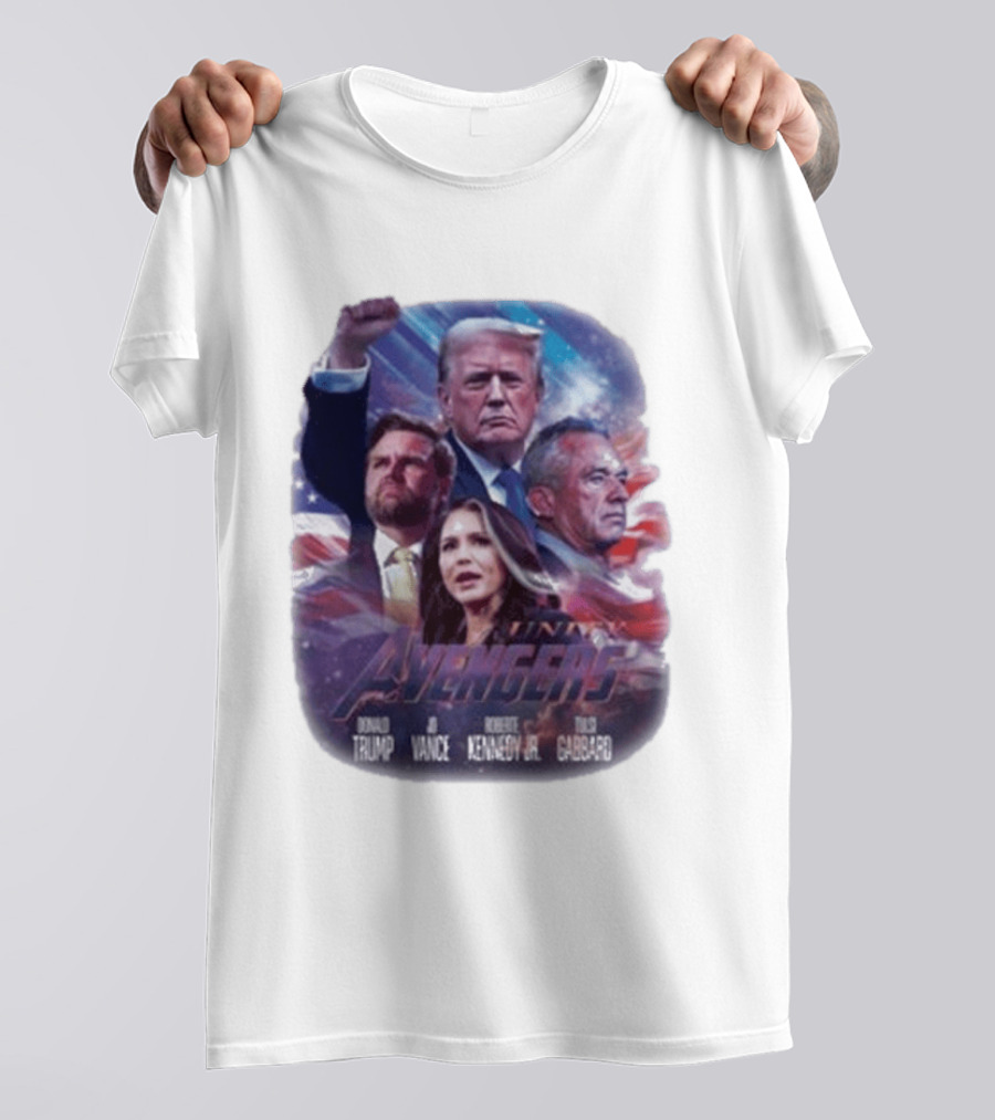 Unity Avengers Trump Vance Kennedy Jr Tulsi Gabbard T-Shirt
