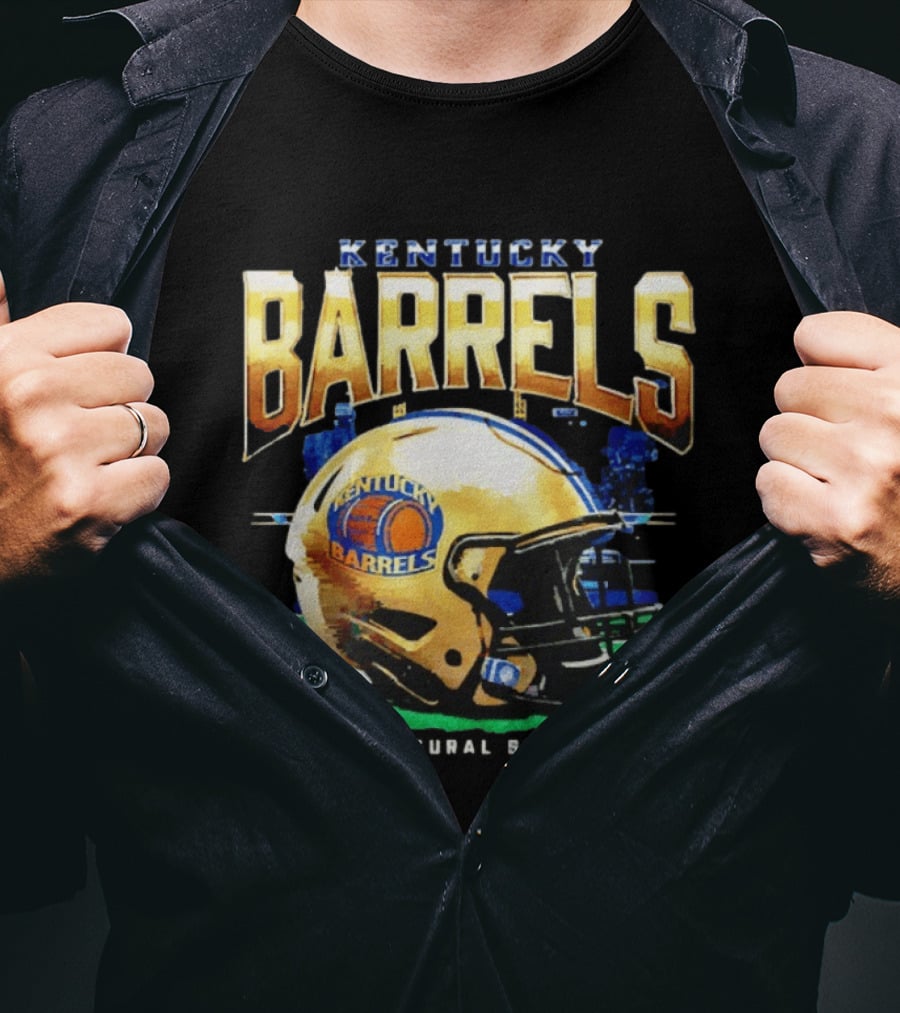 Kentucky Barrels 2026 Inaugural Season Helmet T-Shirt