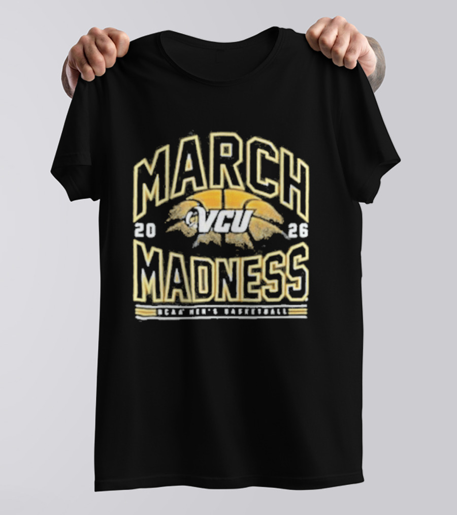 VCU Rams 2026 March Madness NCAA Men's Basketball Tournament T-Shirt