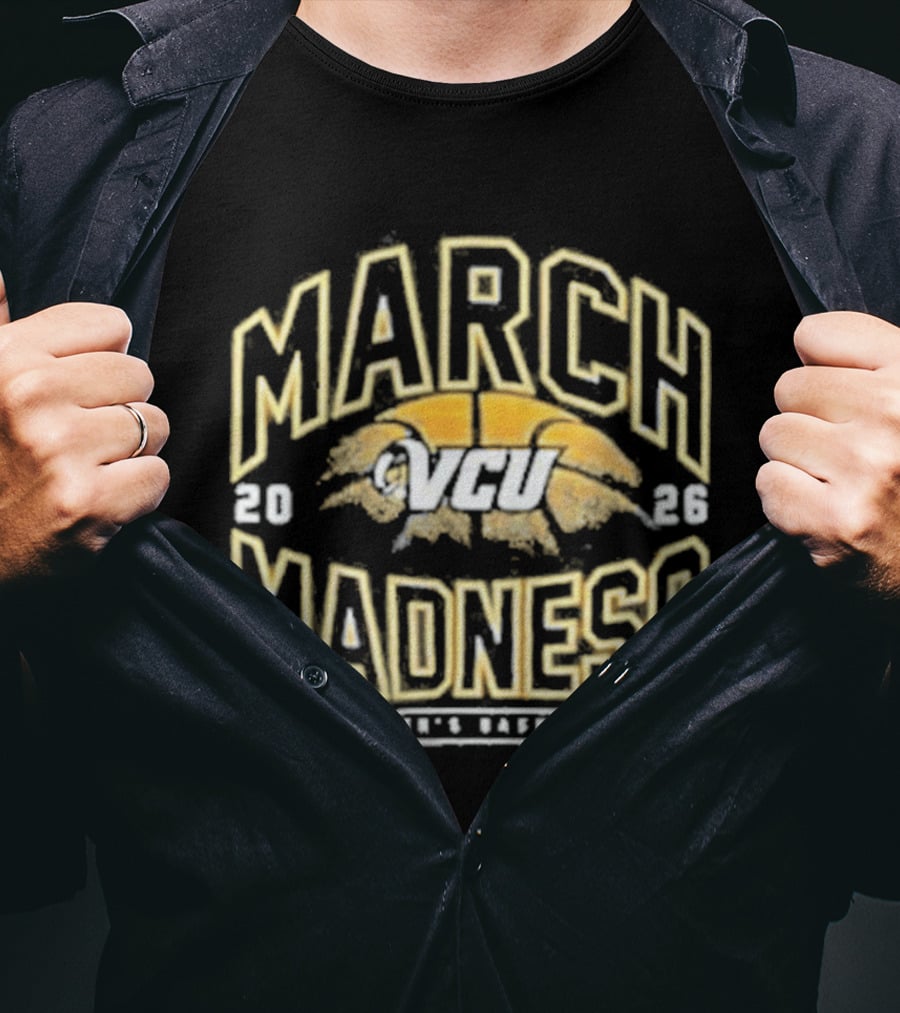 VCU Rams 2026 March Madness NCAA Men's Basketball Tournament T-Shirt