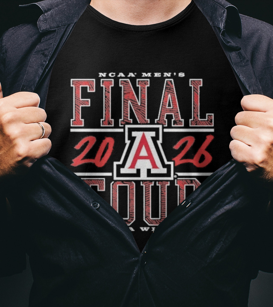 Arizona Wildcats NCAA Men's Final Four 2026 Basketball T-Shirt