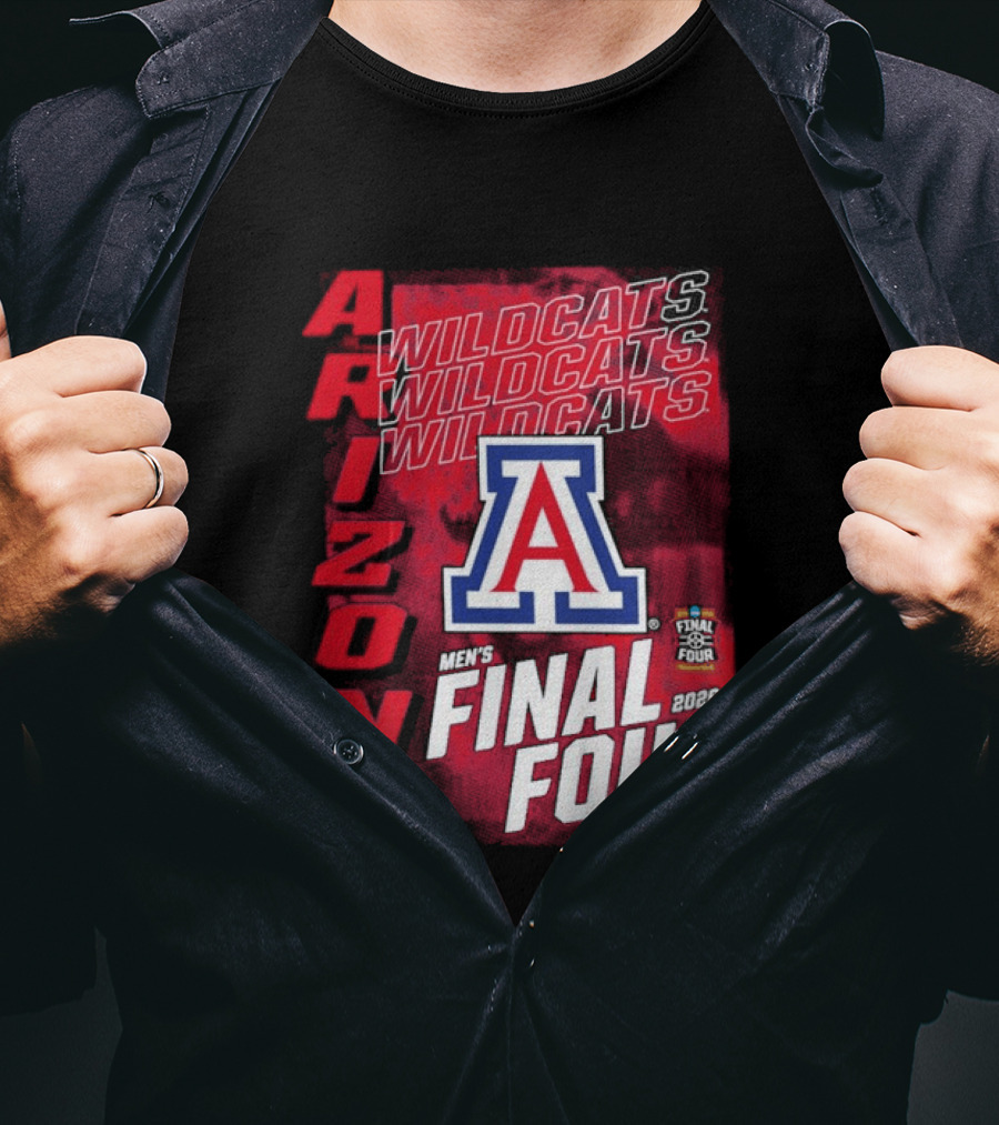 Arizona Wildcats 2026 Men's NCAA Final Four Basketball Tournament T-Shirt