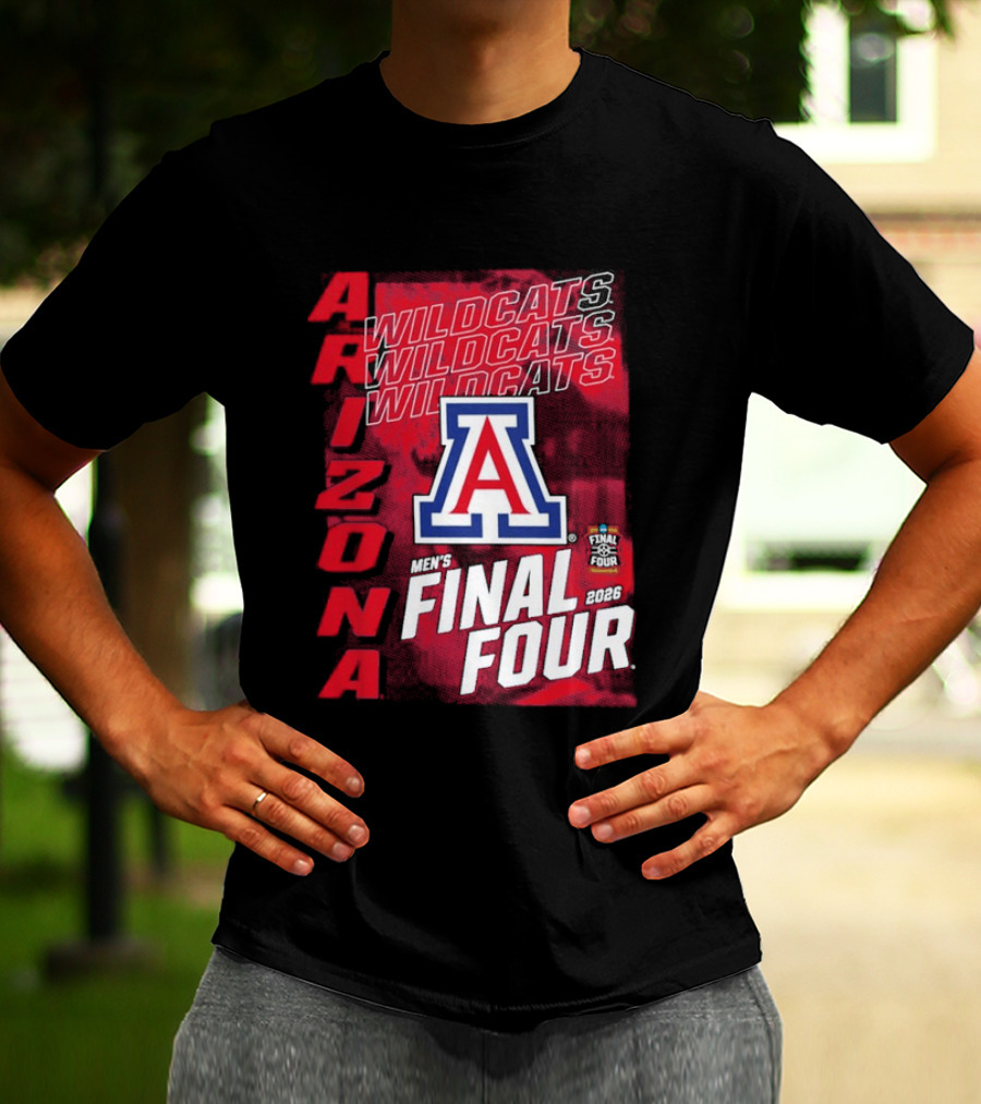 Arizona Wildcats 2026 Men's NCAA Final Four Basketball Tournament T-Shirt