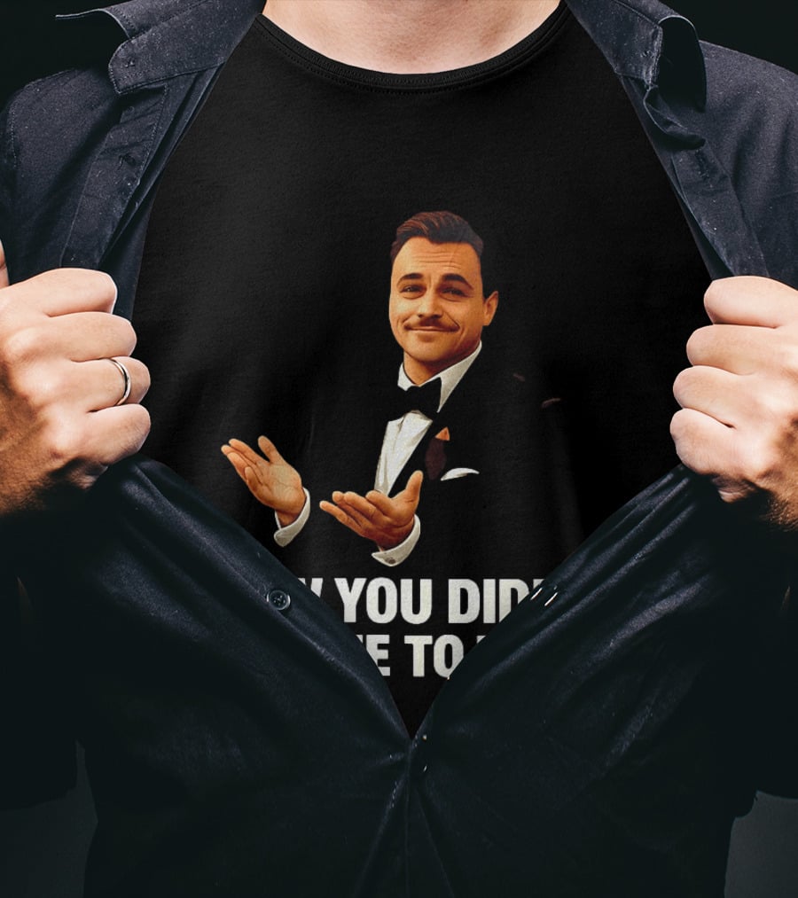 TFW You Didn't Agree To This Leonardo Style Suit Hands T-Shirt