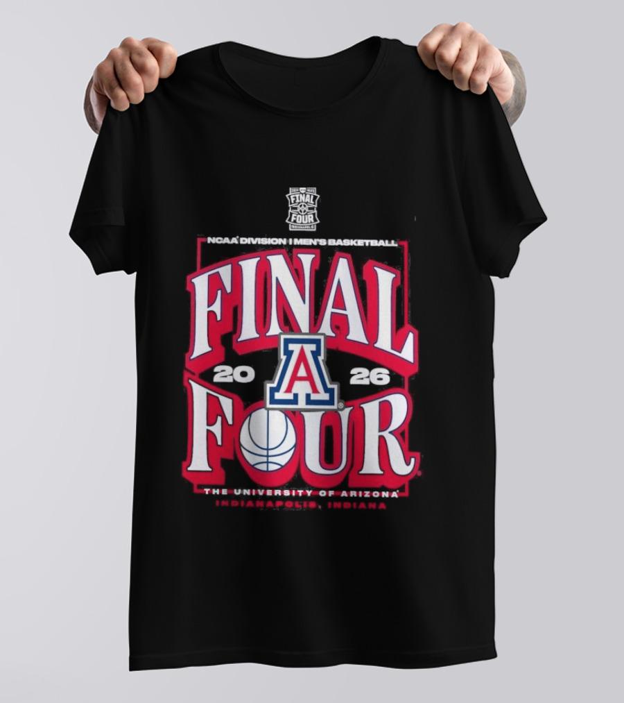 Arizona Wildcats 2026 NCAA Final Four March Madness Basketball Tournament University Of Arizona T-Shirt