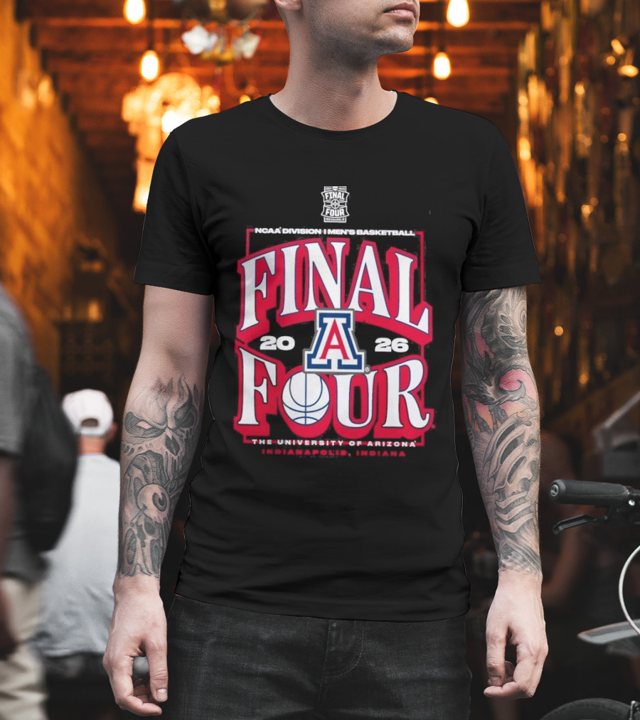 Arizona Wildcats 2026 NCAA Final Four March Madness Basketball Tournament University Of Arizona T-Shirt