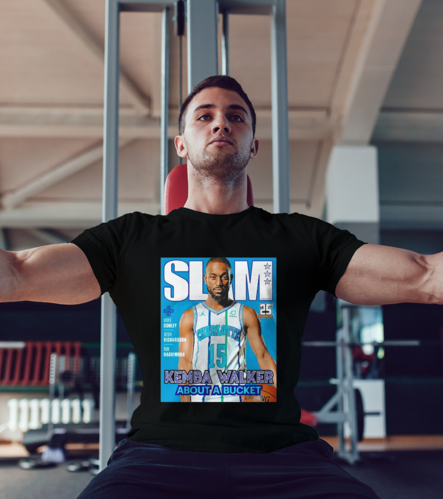 Slam Magazine Kemba Walker Charlotte Hornets About A Bucket Edition T-Shirt