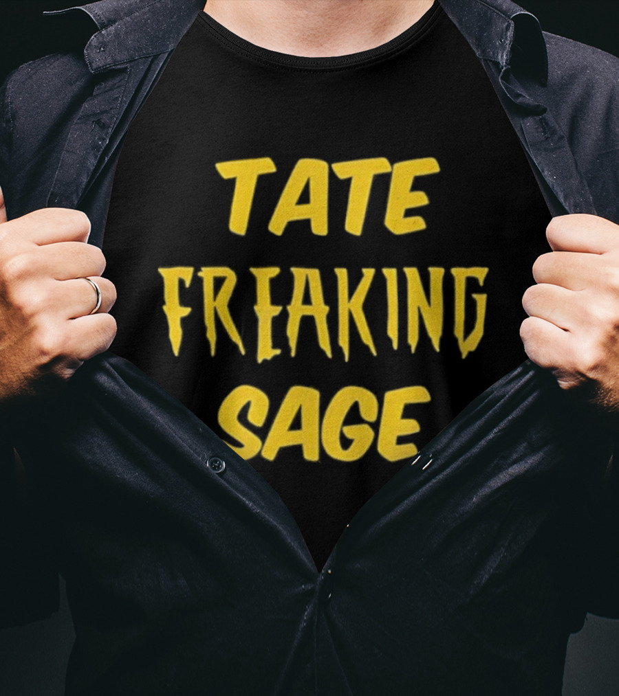 Tate Freaking Sage Bold Yellow T-Shirt