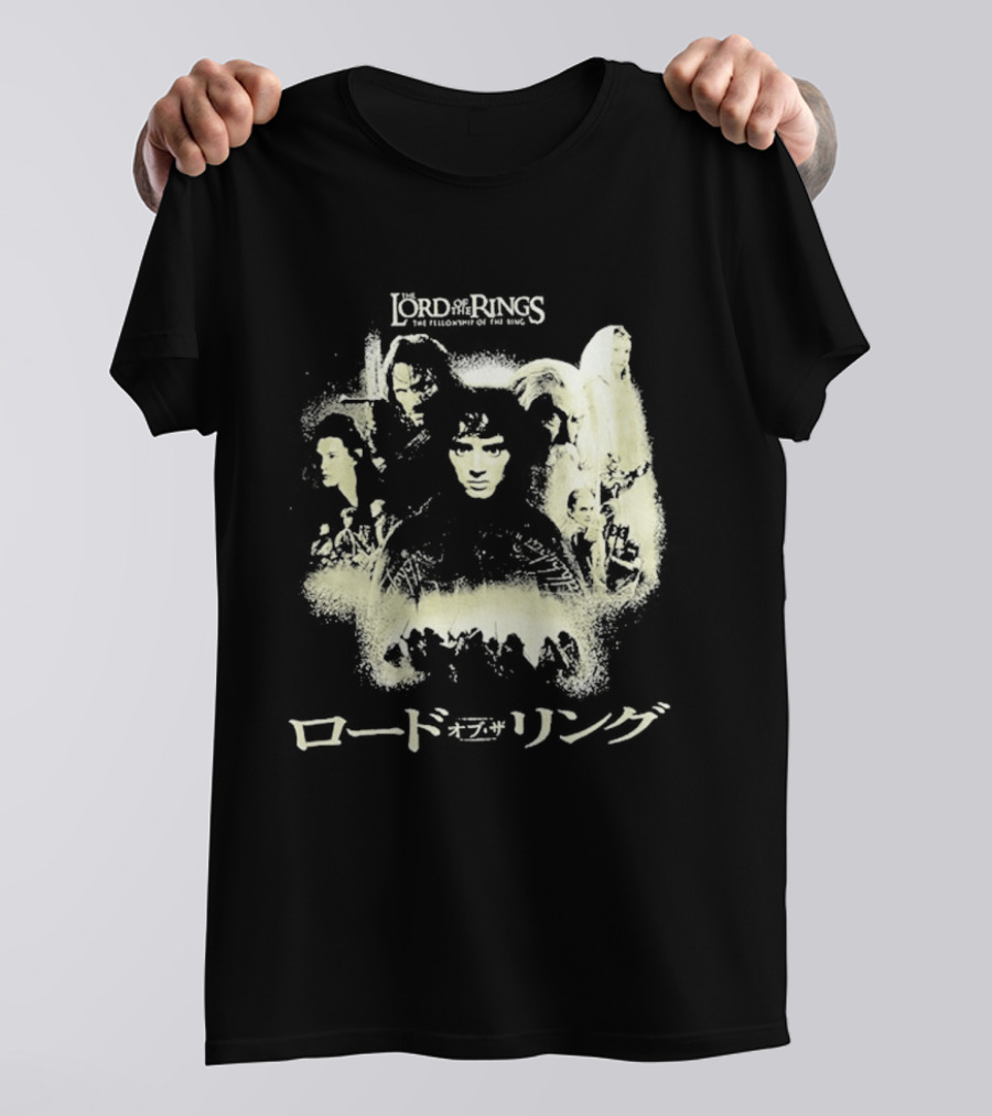 The Lord Of The Rings Fellowship Of The Ring Characters Japanese T-Shirt
