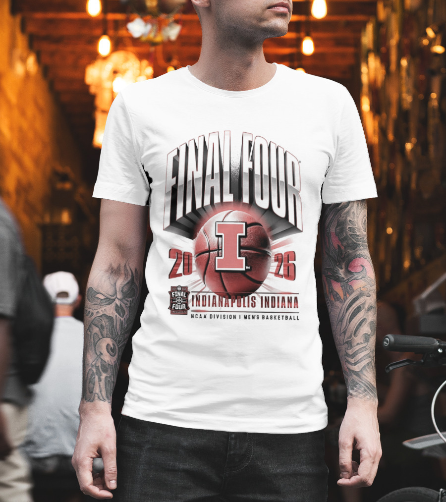 Final Four 2026 Illinois Fighting Illini NCAA Tournament March Madness Indianapolis T-Shirt