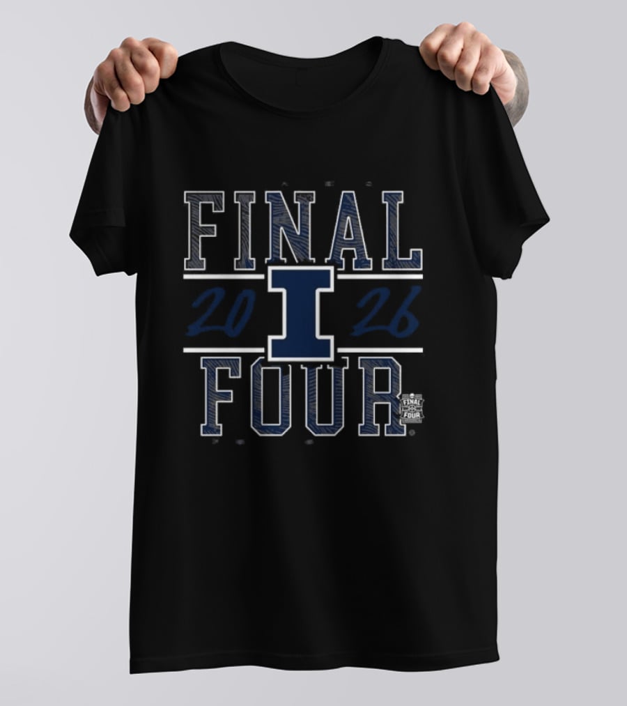 2026 Illinois Final Four Basketball Championship T-Shirt