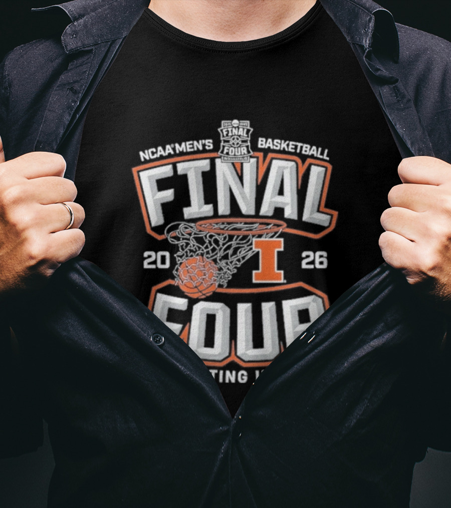 Final Four 2026 Fighting Illinois Basketball T-Shirt