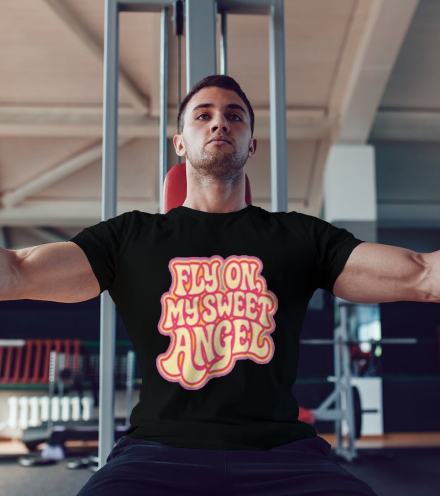 Jimi Hendrix Signed Fly On My Sweet Angel Psychedelic T-Shirt