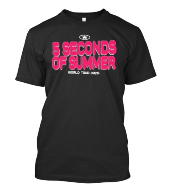 5 Seconds Of Summer World Tour 2023 Everyone's A Star T-Shirt