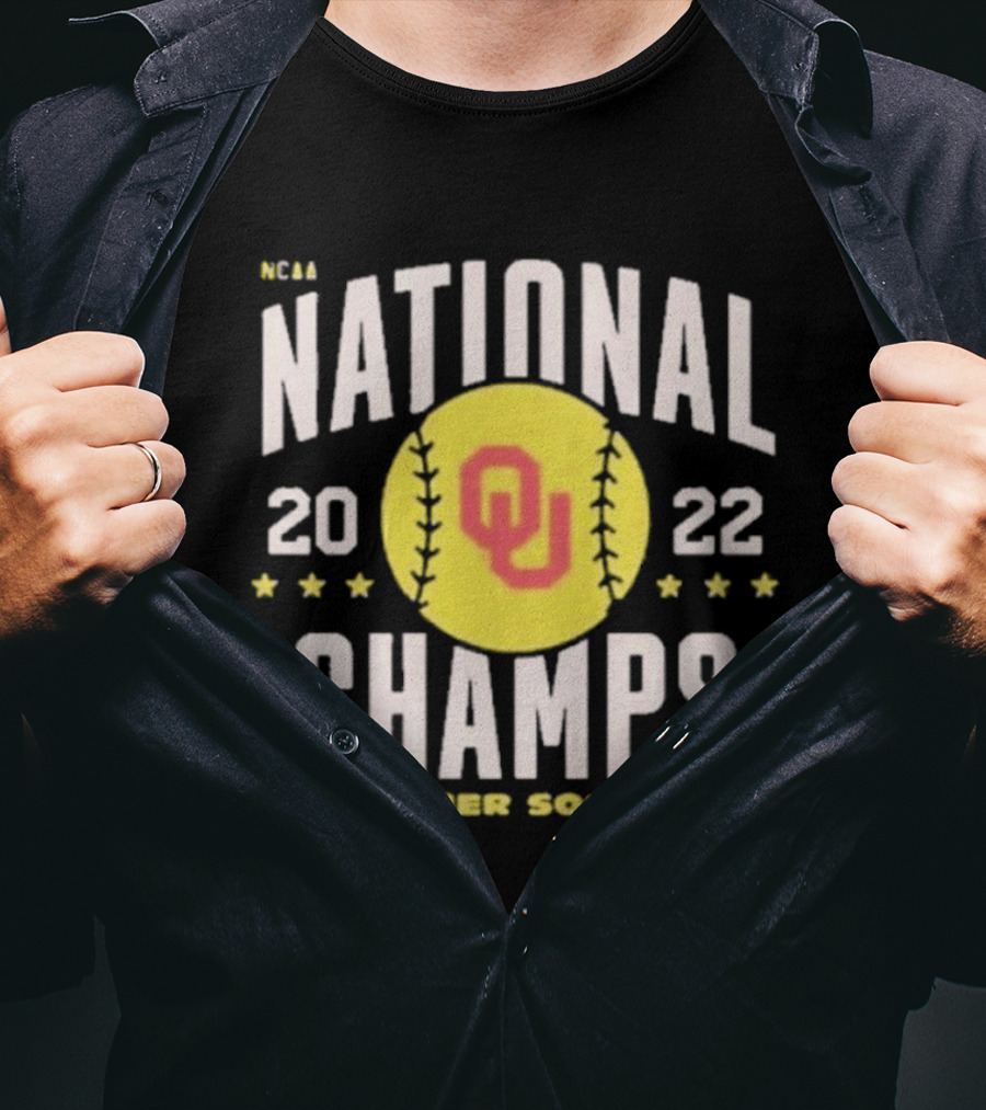 2022 Oklahoma National Champs Boomer Sooner OU Softball T-Shirt