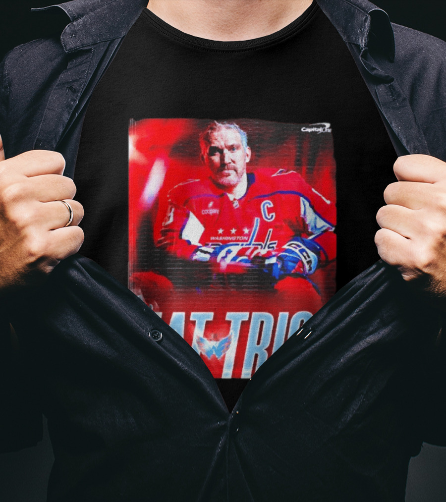 Alexander Ovechkin Washington Capitals Hat Trick Visionary Leadership T-Shirt