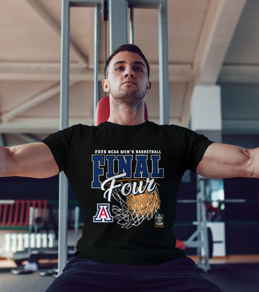 2026 NCAA Men's Basketball Final Four Arizona Wildcats Official Team Gear T-Shirt