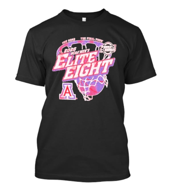 2026 NCAA Men's Elite Eight Arizona Wildcats March Madness Basketball Final Four T-Shirt