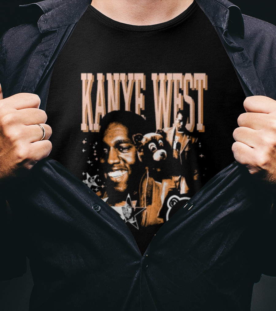 Kanye West College Dropout Bear Stars T-Shirt