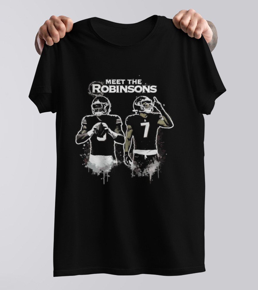 Meet The Robinsons Brian And Bijan Robinson Jr. Atlanta Falcons T-Shirt