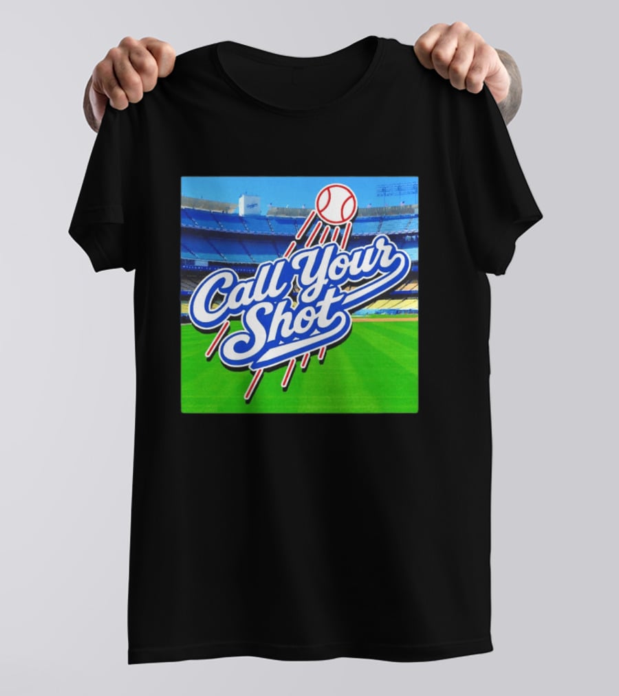 Call Your Shot Los Angeles Dodgers Stadium Baseball T-Shirt