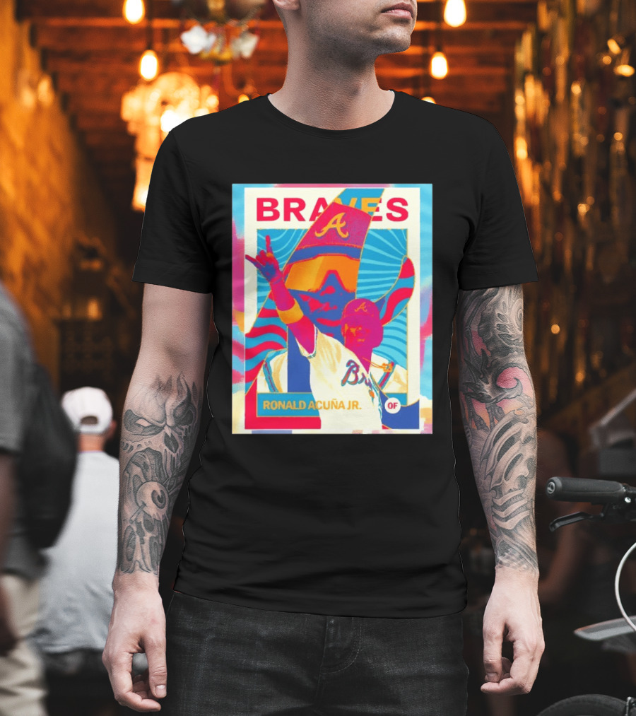 Ronald Acuña Jr OF Braves Atlanta Baseball T-Shirt