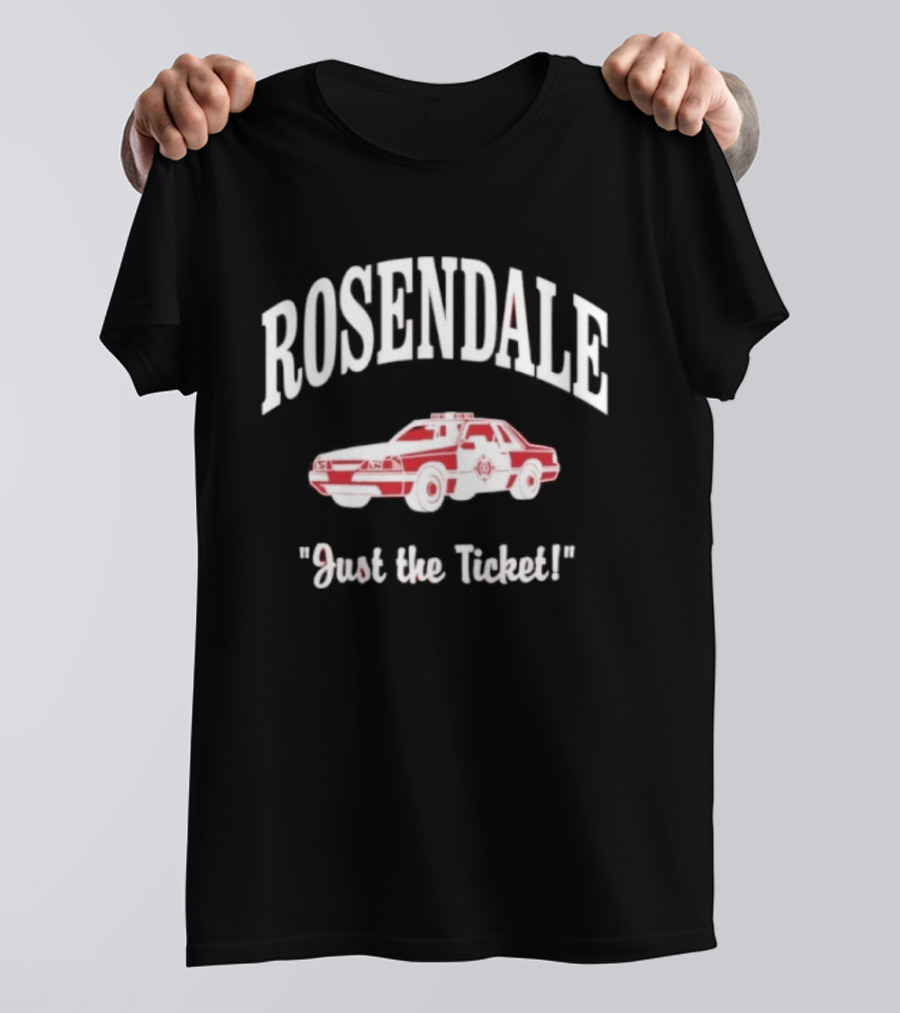 Rosendale Just The Ticket Classic Police Car T-Shirt