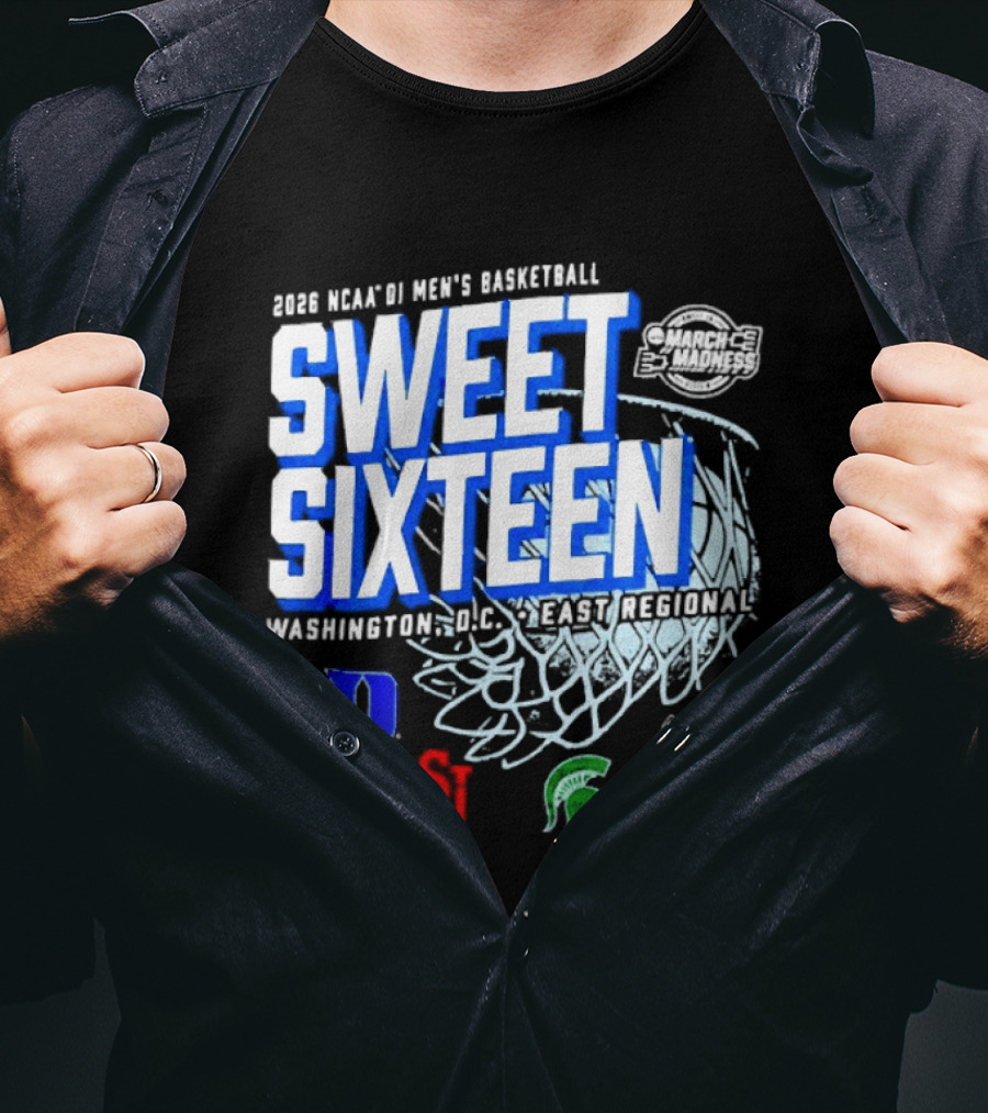 2026 NCAA Men's Basketball Sweet Sixteen Washington DC East Regional March Madness T-Shirt