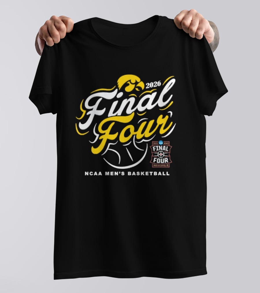 Iowa Hawkeyes 2026 Final Four NCAA Men's Basketball March Madness T-Shirt