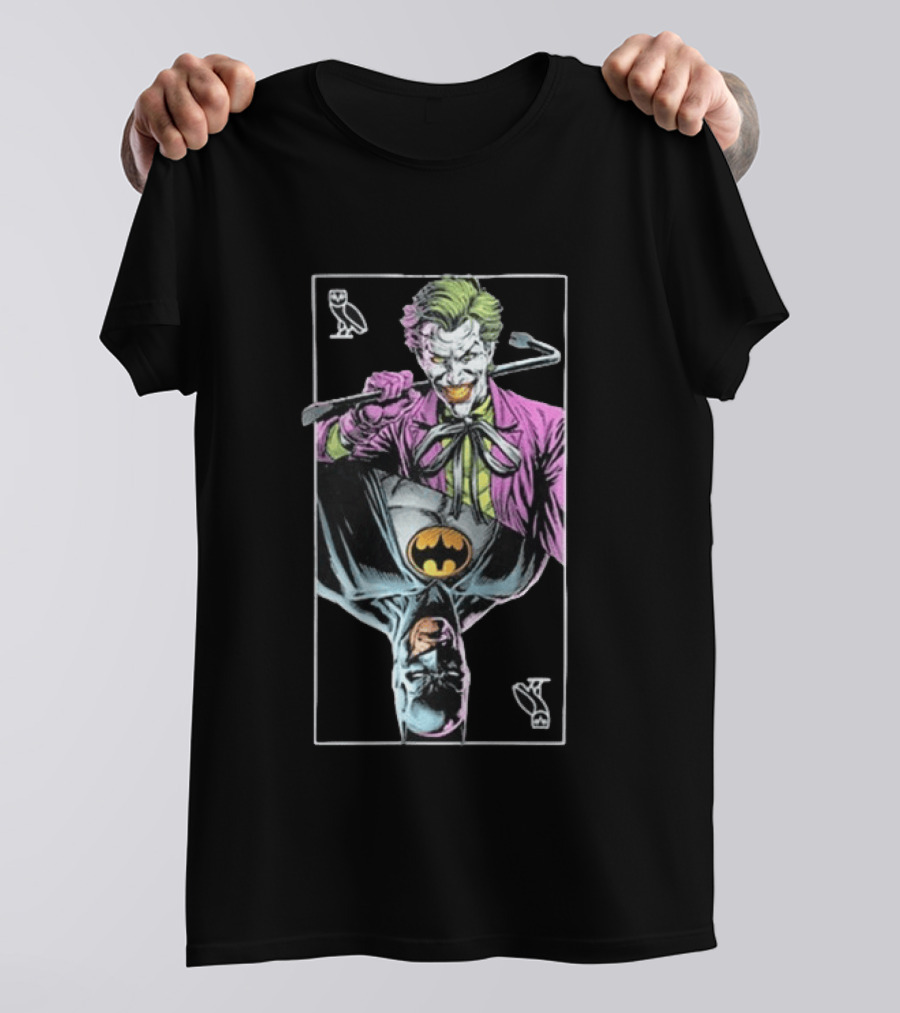 October's Very Own Batman Joker Collaboration Mirror Owls T-Shirt