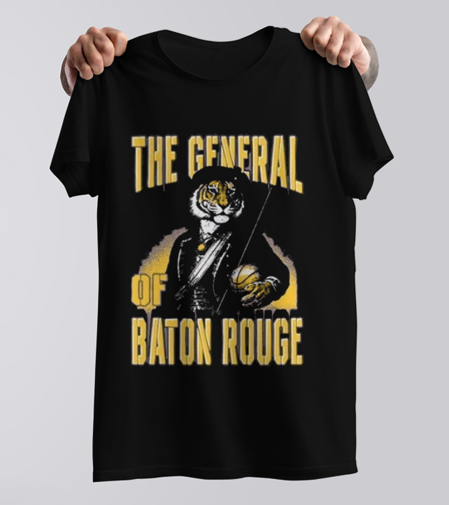 The General Of Baton Rouge Pocket Tiger Conductor Baton Rouge T-Shirt
