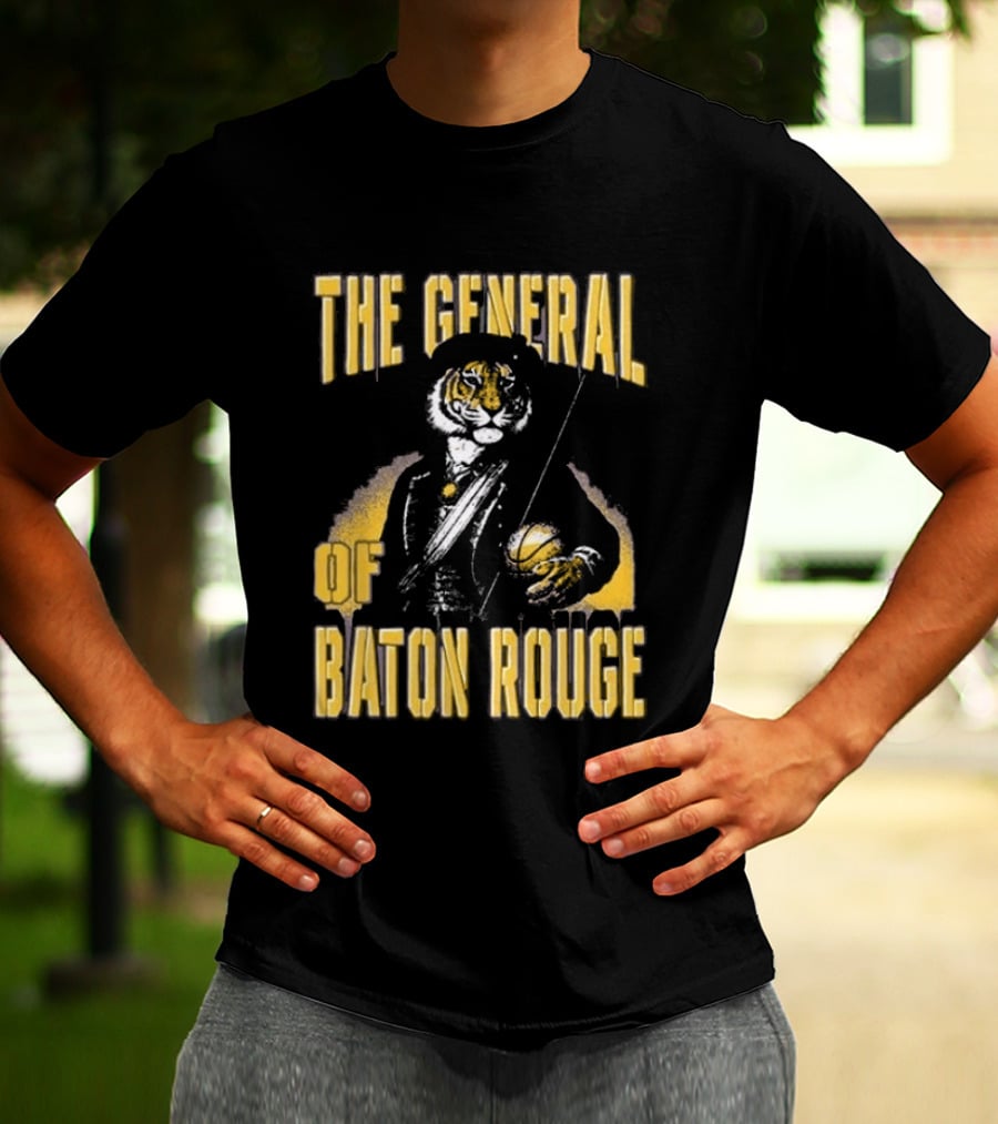The General Of Baton Rouge Pocket Tiger Conductor Baton Rouge T-Shirt
