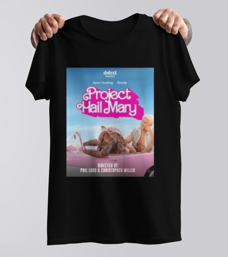 Ryan Gosling Rocky Project Hail Mary Barbie Movie Mashup Directed By Phil Lord Christopher Miller T-Shirt