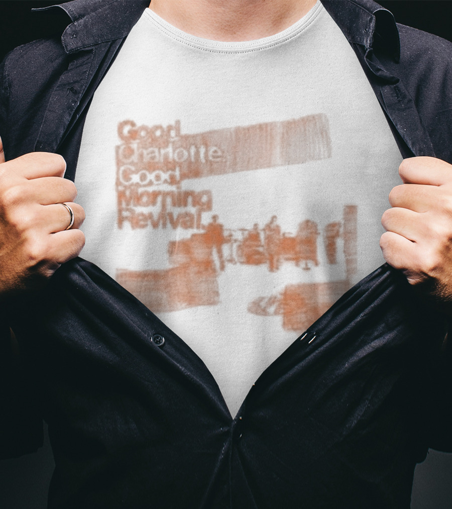 Good Morning Revival Reimagined Whimsical Doodle T-Shirt