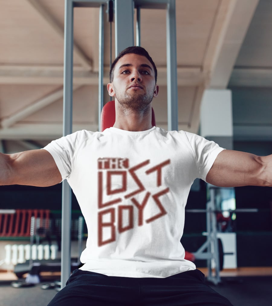 The Lost Boys Concert Crop Top 80s Retro Font T-Shirt