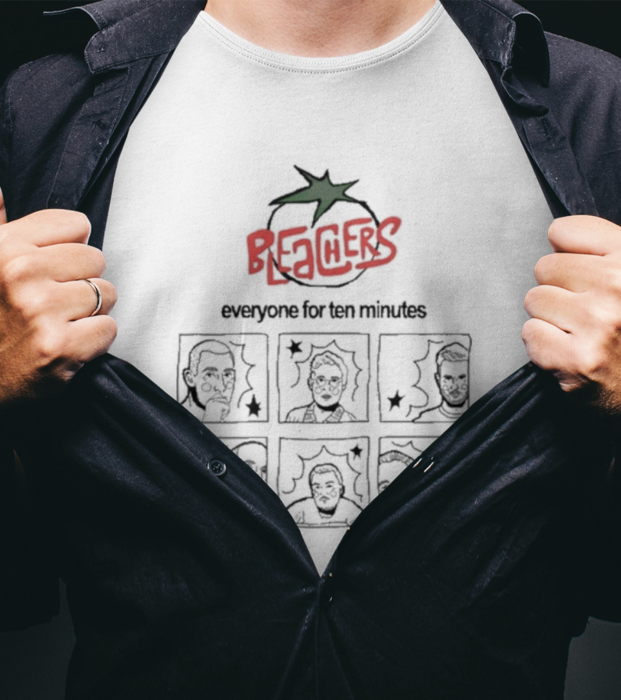 Bleachers Everyone For Ten Minutes Tomato Comic Strip T-Shirt