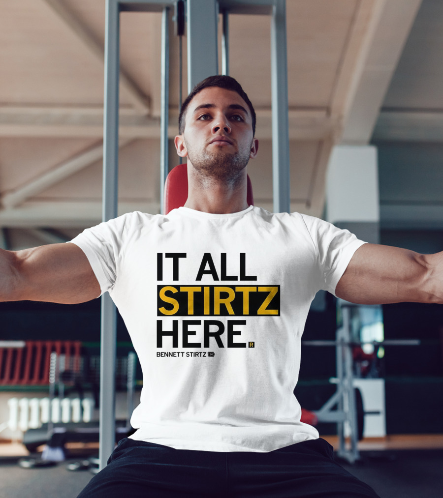 It All Stirtz Here Bennett Stirtz Iowa Hawkeyes Men's Basketball T-Shirt