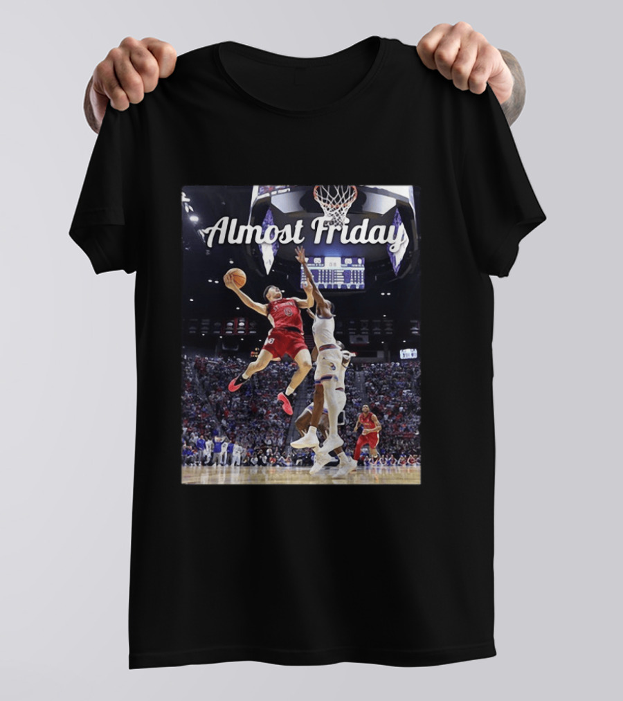 Almost Friday St. John's Basketball 2026 March Madness Action T-Shirt