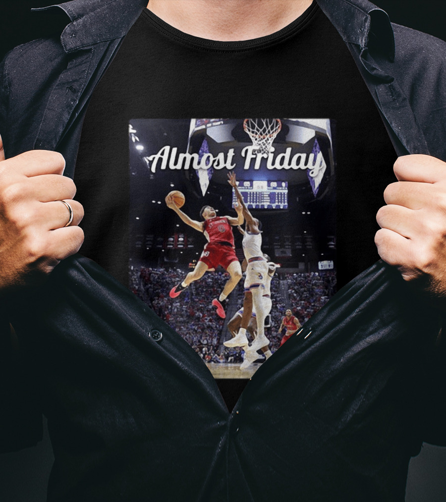 Almost Friday St. John's Basketball 2026 March Madness Action T-Shirt