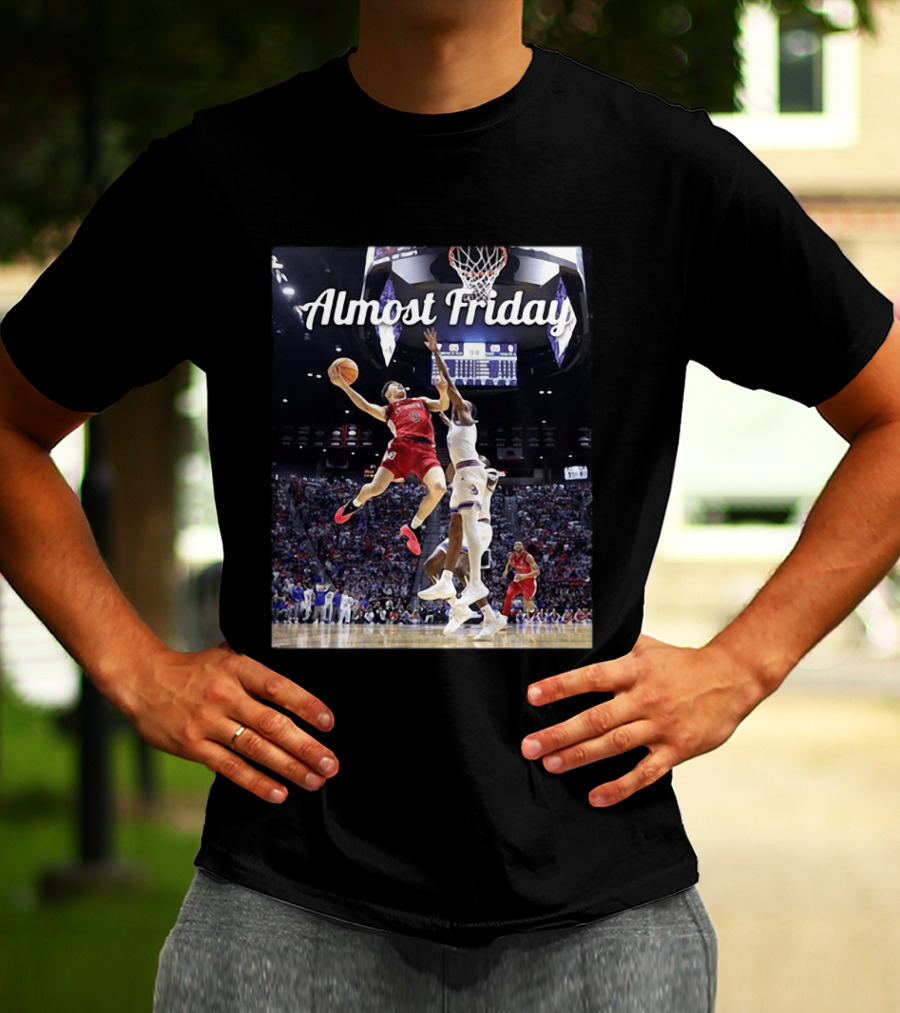 Almost Friday St. John's Basketball 2026 March Madness Action T-Shirt