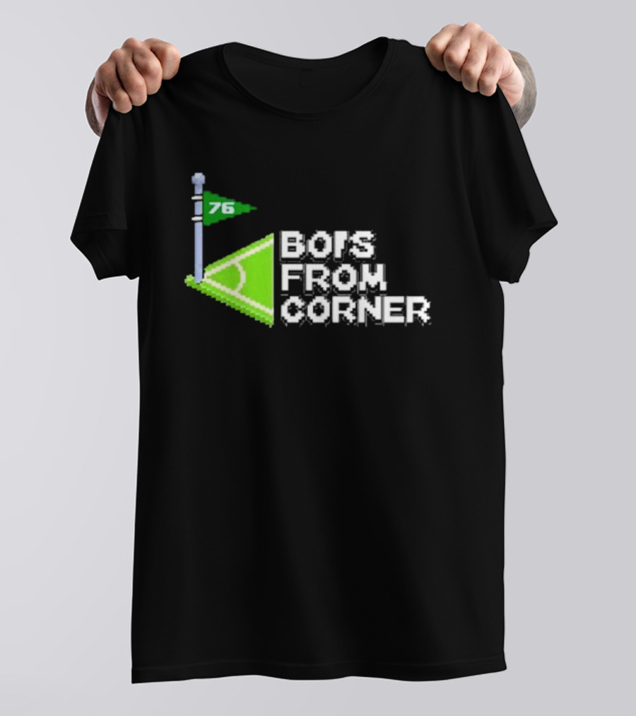 76 Bors From Corner Soccer Field T-Shirt