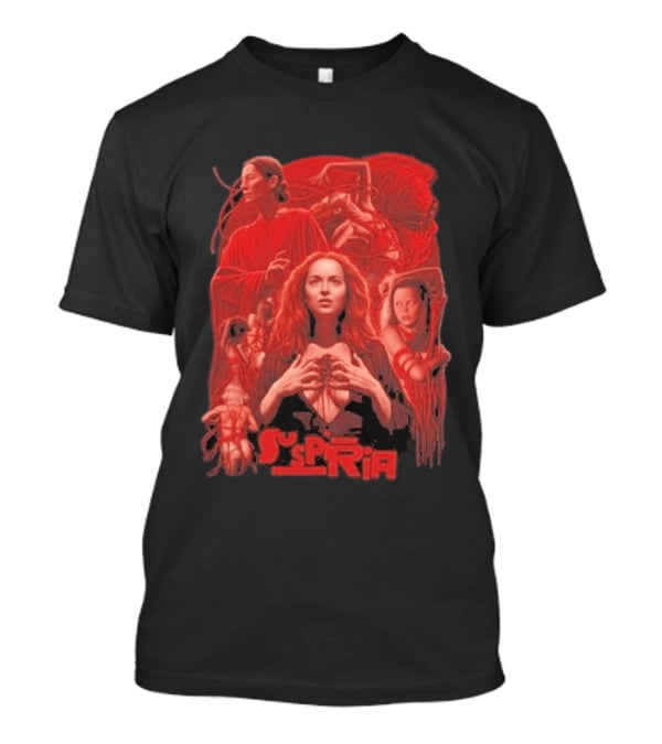 Suspiria 2018 Horror Movie Red Aesthetic Cast Collage T-Shirt