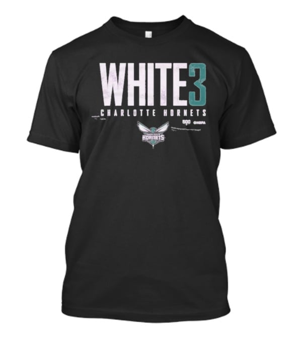 WHITE 3 Charlotte Hornets WHT T-Shirt