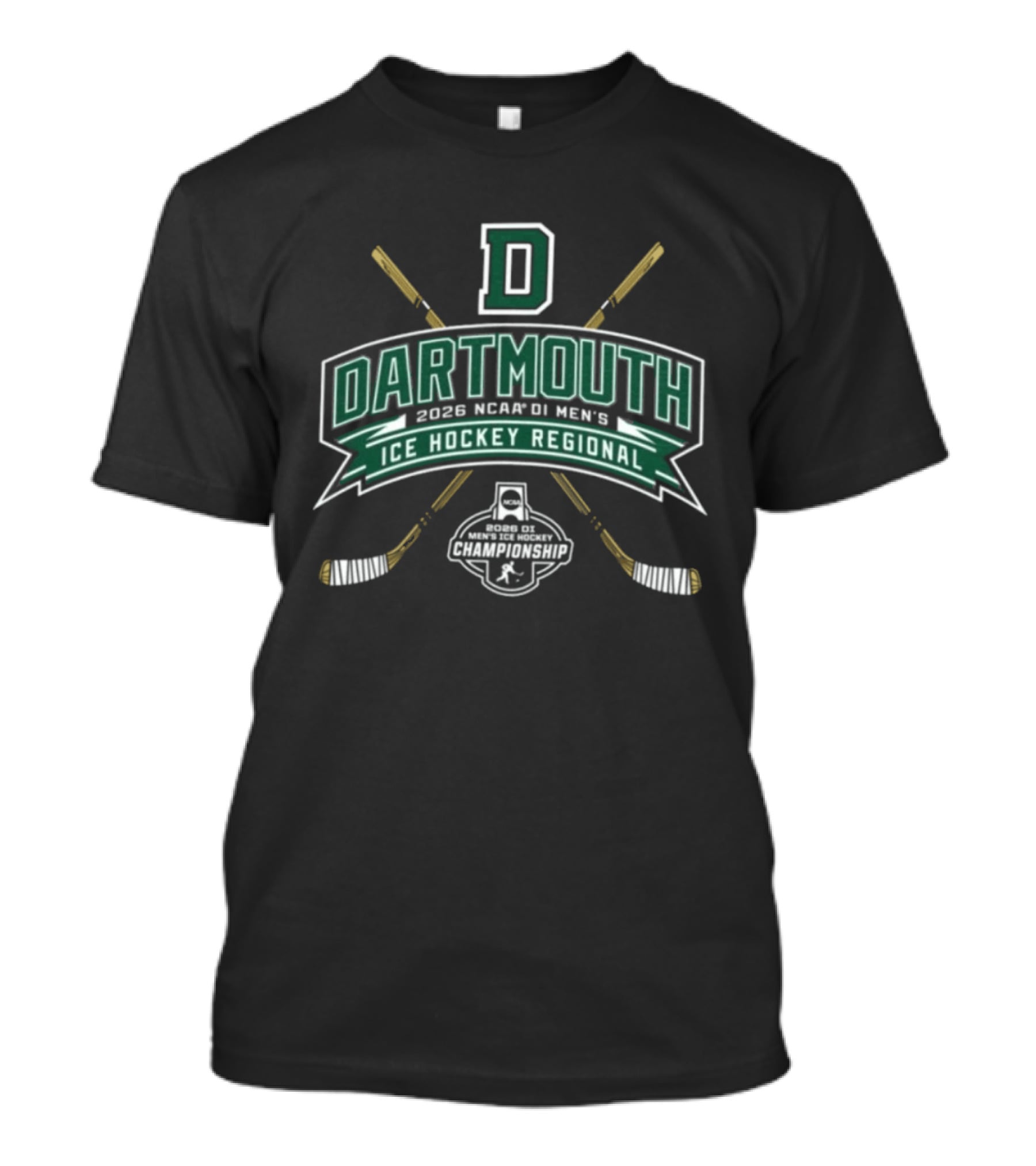Dartmouth Big Green NCAA DI Men's Ice Hockey Regional 2026 T-Shirt